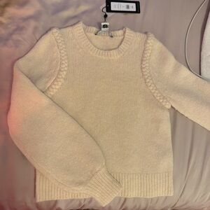 French Connection Cream Knit Sweater
